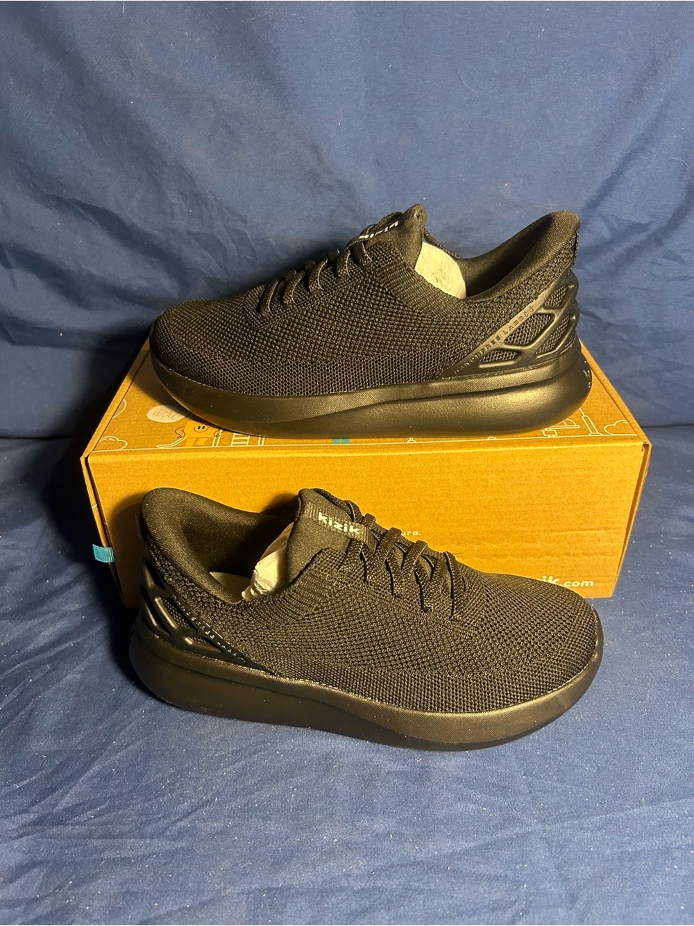 Kizik- Athens kids black 1 kids QS
